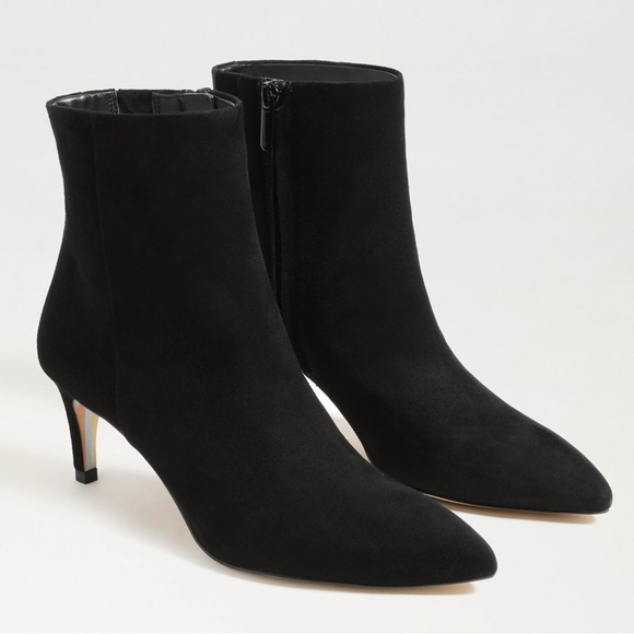 SAM EDELMAN Ulissa Mid-Heel Dress Booties - Picture 1 of 11